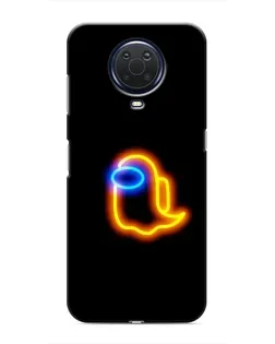 Чохол для Nokia G20 з картинкою «Among Us неонове сяйво»