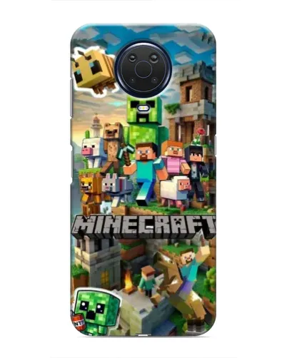 Чохол для Nokia G20 з картинкою «Замок Minecraft»