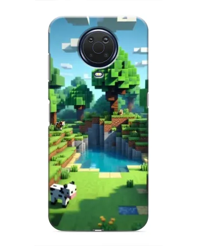 Чохол для Nokia G20 з картинкою «Minecraft літній день»