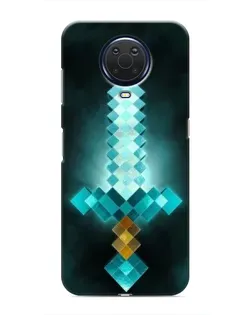 Чохол для Nokia G20 з картинкою «Алмазний меч неон»