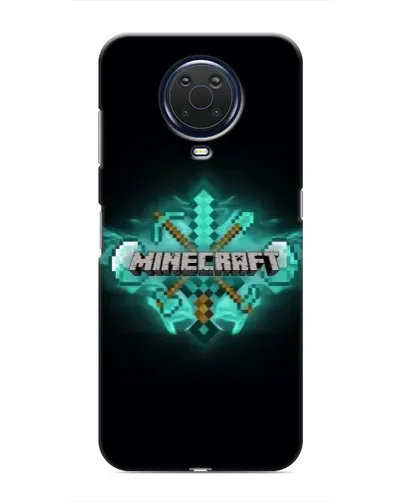 Чохол для Nokia G20 з картинкою «Minecraft Diamond лого»