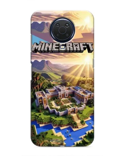 Чохол для Nokia G20 з картинкою «Minecraft панорама»