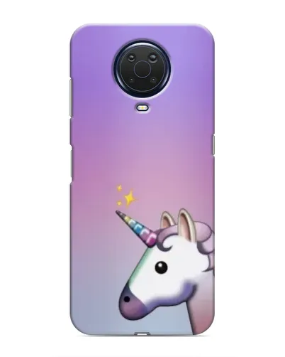 Чехол для Nokia G20 с картинкой «Единорог градиент»