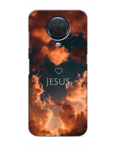 Чехол для Nokia G20 с картинкой «Сияние Имени Jesus»