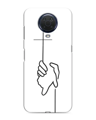 Чехол для Nokia G20 с картинкой «Рука держит»