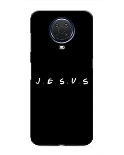 Чехол для Nokia G20 с картинкой «Точки веры J.E.S.U.S.»