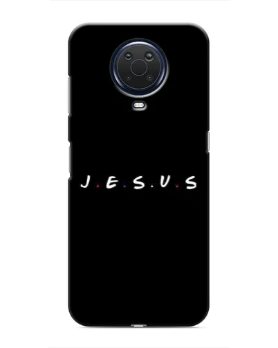 Чехол для Nokia G20 с картинкой «Точки веры J.E.S.U.S.»