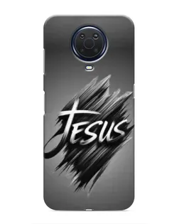 Чехол для Nokia G20 с картинкой «Надпись Jesus Graffiti»