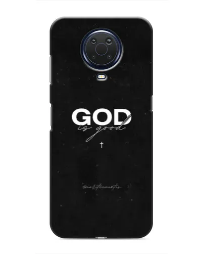 Чехол для Nokia G20 с картинкой «GOD — Бог над всем»