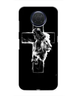 Чохол для Nokia G20 з картинкою «Сяючий хрест Jesus»