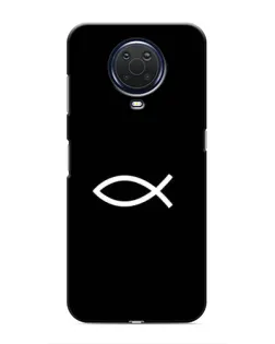 Чохол для Nokia G20 з картинкою «Символ риби Jesus»