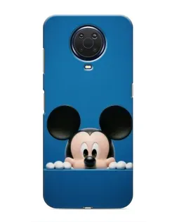 Чехол для Nokia G20 с картинкой «Микки выглядывает»