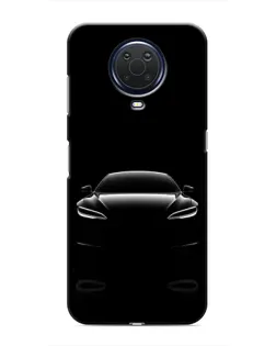 Чохол для Nokia G20 з картинкою «Силует Tesla Night»