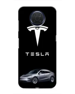 Чехол для Nokia G20 с картинкой «Tesla Model Y»