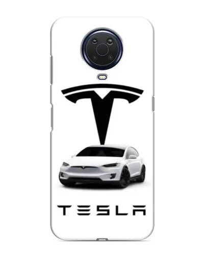 Чехол для Nokia G20 с картинкой «Tesla White Style» Чехол для Nokia G20 с картинкой «Tesla White Style»
