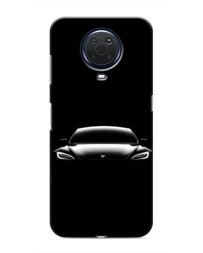 Чехол для Nokia G20 с картинкой «Фары Tesla Night» Чехол для Nokia G20 с картинкой «Фары Tesla Night»