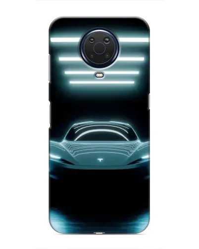 Чехол для Nokia G20 с картинкой «Tesla в неоне» Чехол для Nokia G20 с картинкой «Tesla в неоне»