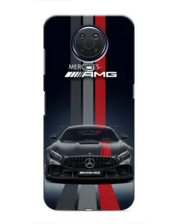 Чохол для Nokia G20 з картинкою «Mercedes — білий карбон»