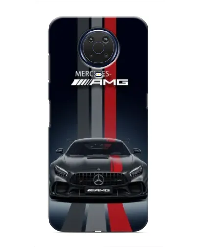 Чохол для Nokia G20 з картинкою «Mercedes — білий карбон»