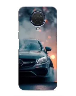 Чохол для Nokia G20 з картинкою «Mercedes — нічне місто»