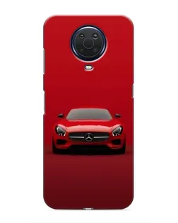 Чохол для Nokia G20 з картинкою «Червоний Mercedes AMG»
