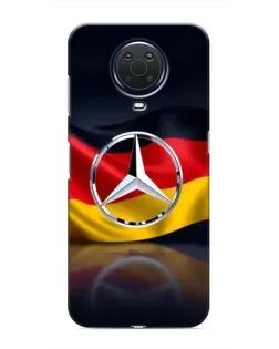 Чохол для Nokia G20 з картинкою «Mercedes — прапор Німеччини»