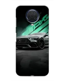 Чохол для Nokia G20 з картинкою «Темний Mercedes AMG»