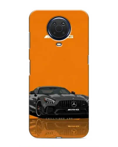 Чохол для Nokia G20 з картинкою «Помаранчевий Mercedes AMG»