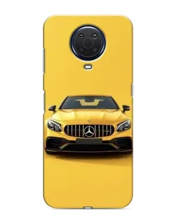 Чохол для Nokia G20 з картинкою «Жовтий Mercedes GT»