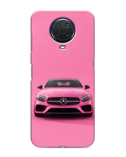 Чохол для Nokia G20 з картинкою «Рожевий Mercedes AMG»
