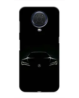Чохол для Nokia G20 з картинкою «Mercedes — силует авто»