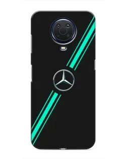Чохол для Nokia G20 з картинкою «Спортивні лінії Mercedes»
