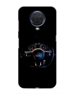 Чохол для Nokia G20 з картинкою «Салон Audi — кермо»