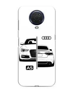 Чохол для Nokia G20 з картинкою «Audi — контрастний дизайн»