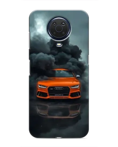 Чохол для Nokia G20 з картинкою «Audi у хмарах диму»