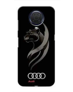 Чохол для Nokia G20 з картинкою «Графіка — пантера та Audi»