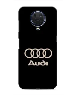 Чохол для Nokia G20 з картинкою «Audi — золотий логотип»