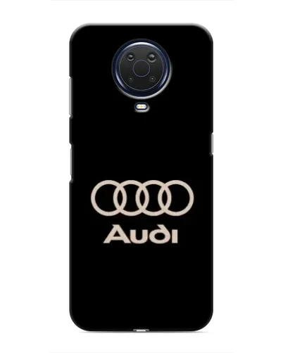 Чохол для Nokia G20 з картинкою «Audi — золотий логотип»