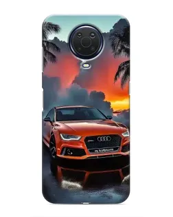 Чохол для Nokia G20 з картинкою «Audi — захід сонця»