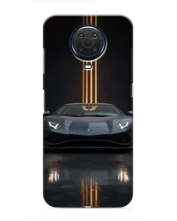 Чохол для Nokia G20 з картинкою «Lamborghini золоті лінії»