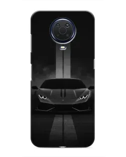 Чехол для Nokia G20 с картинкой «Lamborghini симметрия дорог»