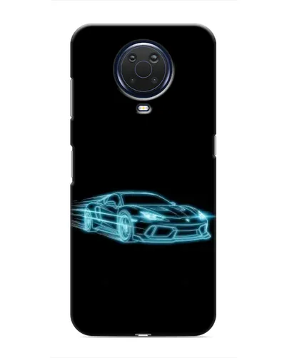 Чехол для Nokia G20 с картинкой «Неоновый контур Lamborghini» Чехол для Nokia G20 с картинкой «Неоновый контур Lamborghini»