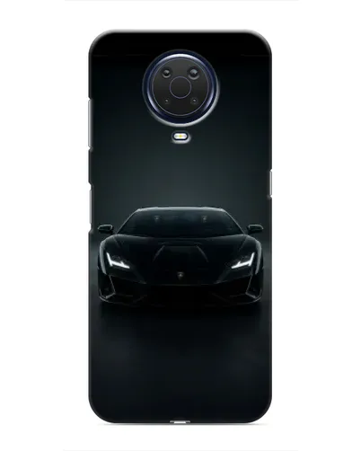 Чехол для Nokia G20 с картинкой «Черный Lamborghini Aventador» Чехол для Nokia G20 с картинкой «Черный Lamborghini Aventador»