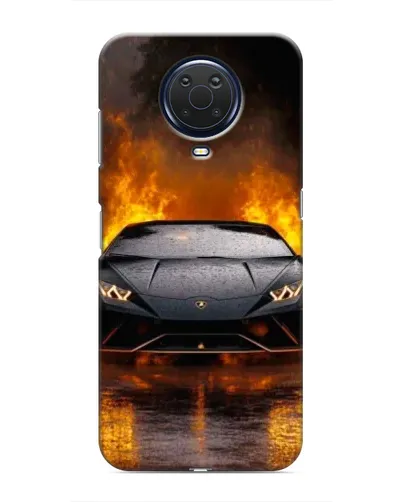 Чехол для Nokia G20 с картинкой «Lamborghini в огне» Чехол для Nokia G20 с картинкой «Lamborghini в огне»