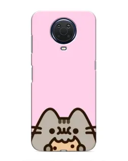 Чехол для Nokia G20 с картинкой «Pusheen и печенье» Чехол для Nokia G20 с картинкой «Pusheen и печенье»