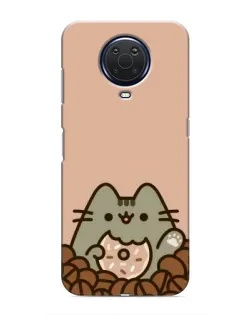 Чехол для Nokia G20 с картинкой «Кофейный Пушин»