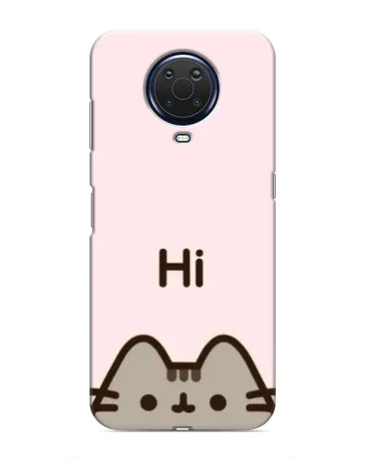 Чехол для Nokia G20 с картинкой «Пушин говорит Hi»