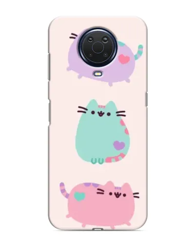 Чехол для Nokia G20 с картинкой «Pusheen трио»