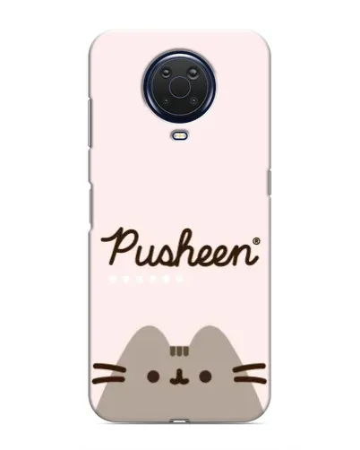 Чехол для Nokia G20 с картинкой «Pusheen логотип»