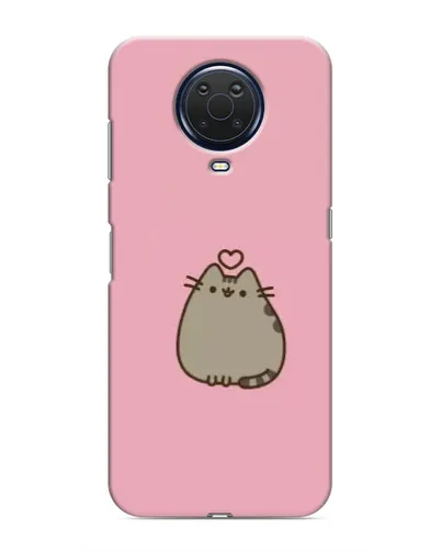 Чехол для Nokia G20 с картинкой «Pusheen сердце»